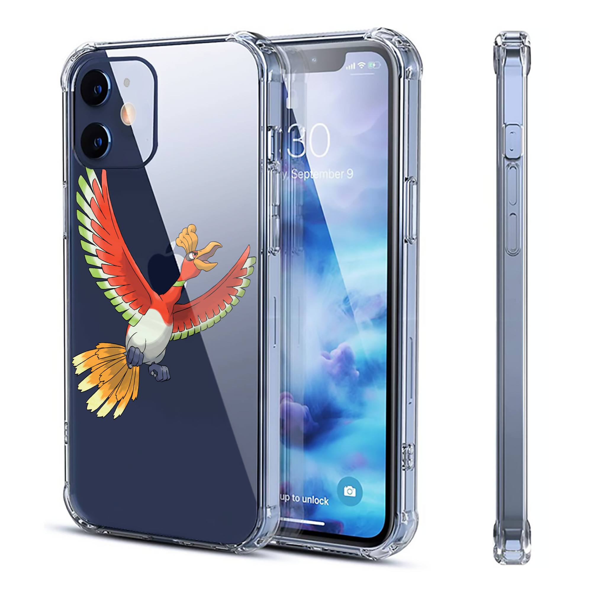 （画像用） ポケットモンスター Pokémon 【iPhone 12シリーズ対応】透明スマホケース（クリアソフトケース）